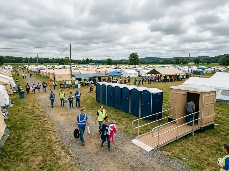disaster-relief-camp-restrooms-010 — frequently asked questions, Dumpster & Portable Bathrooms Rental in Farmers Loop, AK